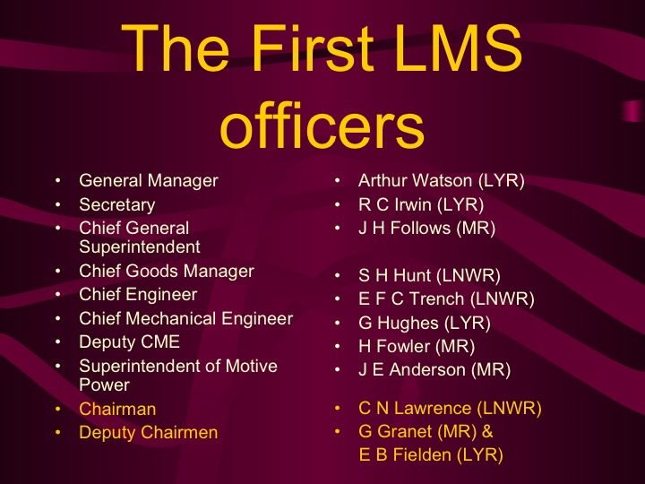 A Three Cornered Contest Forming the LMS Slide 17
