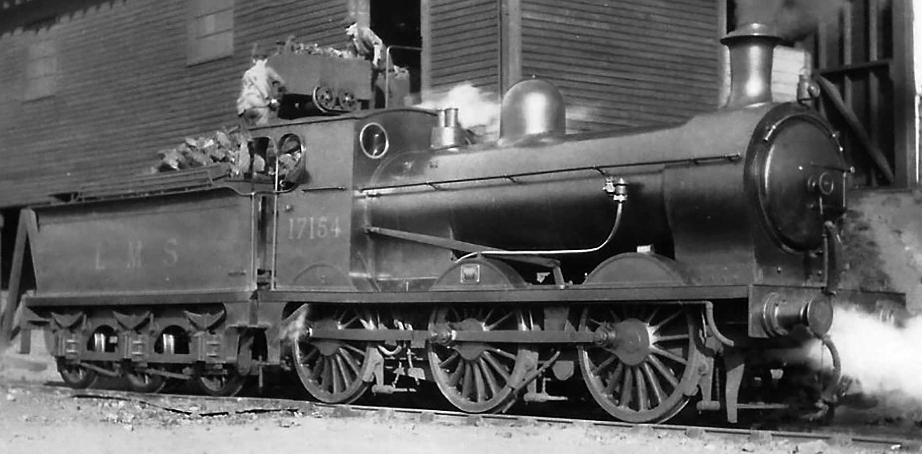 Photo showing Ex-GSWR 0-6-0 Class 22 of 1890 as LMS No. 17154