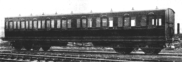 Photo of Wirral Railway Remodelled First And Third Composite Carriage